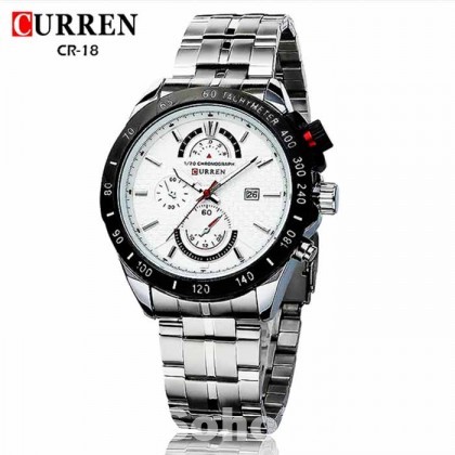 Curren 8148 Stainless Steel Men Wrist Quartz Watch